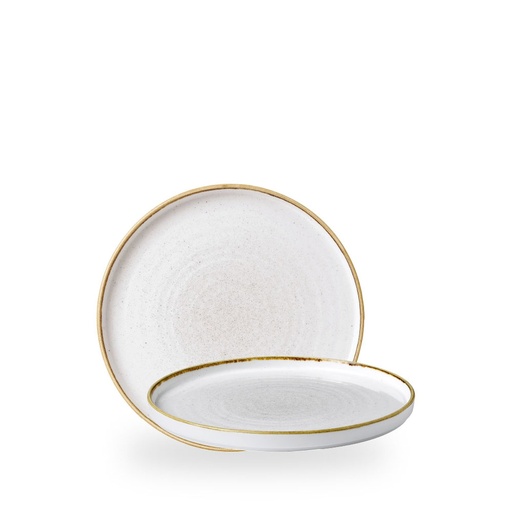 [508905] Bord plat 21.0cm h 2.0cm Stonecast Barley White Churchill