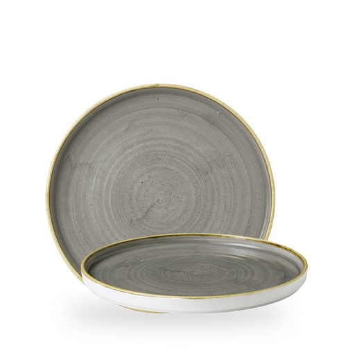 [508906] Bord plat 26.0cm h 2.0cm Stonecast Grey Churchill