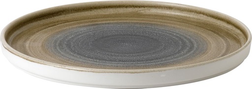 [508908] Bord coupe 26.0cm h 2.0cm Stonecast aqueous bayou Churchill