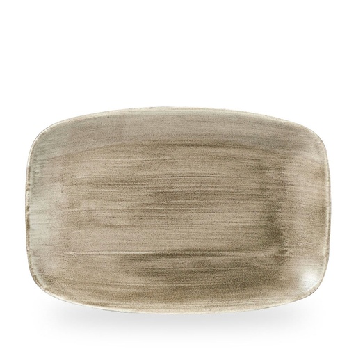 [508917] Schaal rechthoek 34.4cm x 23.4cm Stonecast Patina Antique Taupe Churchill