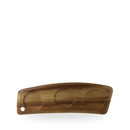 [508924] Schaal 46.0cm x 15.5cm Rustic Acacia Wood Churchill