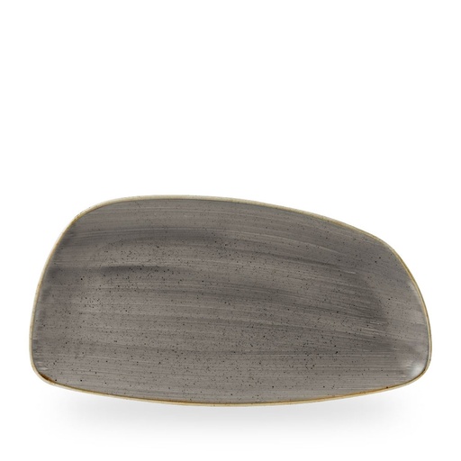 [508929] Bord plat 35.0cm x 18.5cm Stonecast Grey Churchill