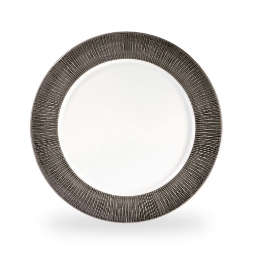 [508985] Bord plat op voet 30.5cm Bamboo Spinwash Dusk Churchill