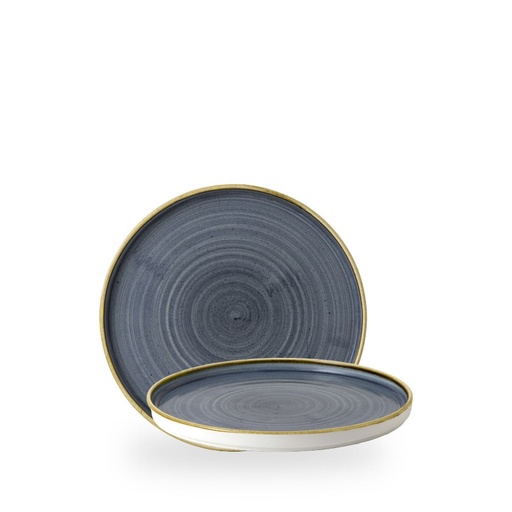 [509029] Bord plat 21.0cm h 2.0cm Stonecast blueberry Churchill