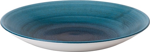 [509034] Bord coupe diep 28.1cm h 3.7cm Stonecast aqueous lagoon Churchill