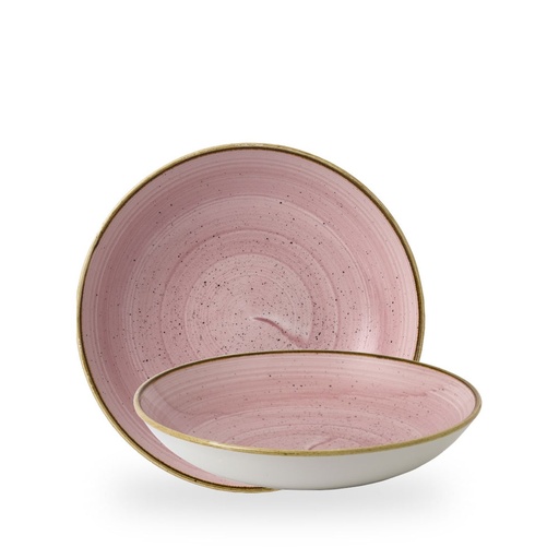 [509046] Bord coupe diep 24.8cm 113.6cl Stonecast Petal Pink Churchill