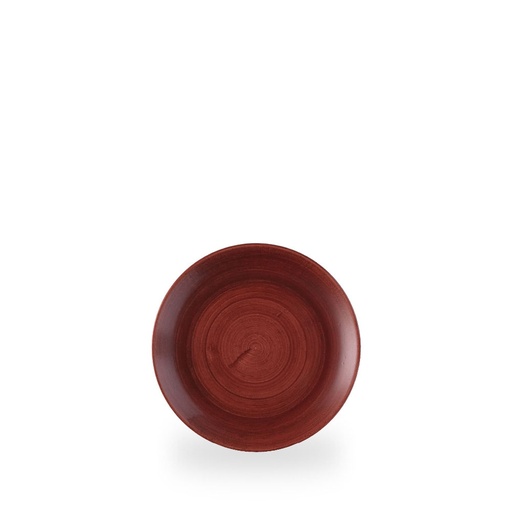 [509163] Bord coupe 16.5cm Stonecast Patina Red Rust Churchill