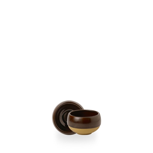 [509194] Kom 9.0cm h 5.7cm 25.5cl Emerge cinnamon brown Churchill