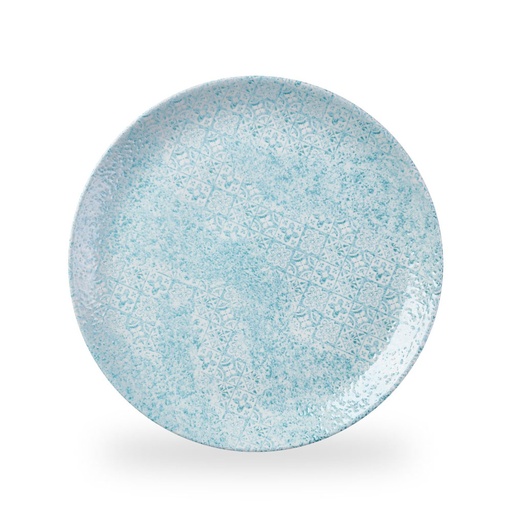 [509214] Bord coupe 28.8cm Vintage Prints Med Tiles Aquamarine Churchill