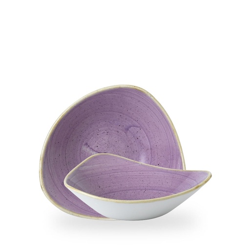 [509249] Kom driehoek 23.5cm 60.0cl Stonecast Lavender Churchill