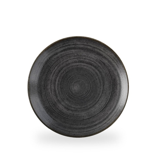 [509272] Bord coupe 26.0cm Stonecast Raw Black Churchill