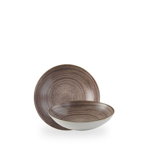 [509285] Bord coupe diep 18.2cm 42.6cl Stonecast Raw Brown Churchill