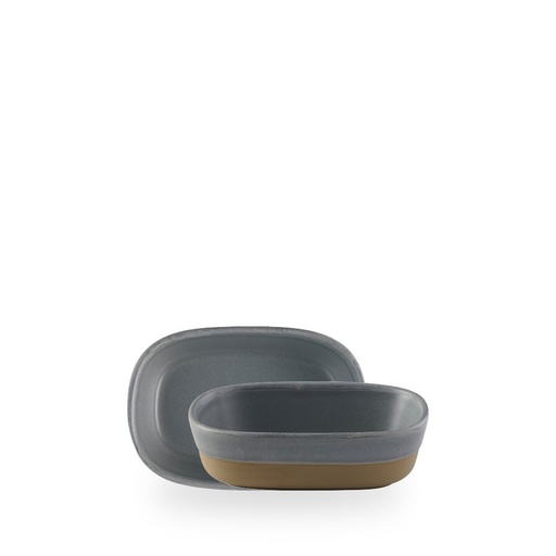 [509299] Schaal 17.3cm x 11.9cm h 5.0cm Emerge Seattle Grey Churchill
