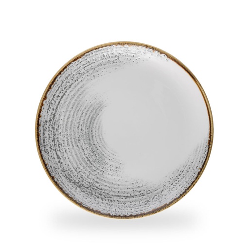 [509310] Bord coupe 28.8cm Studio Prints Homespun Accents Jasper Grey Churchill