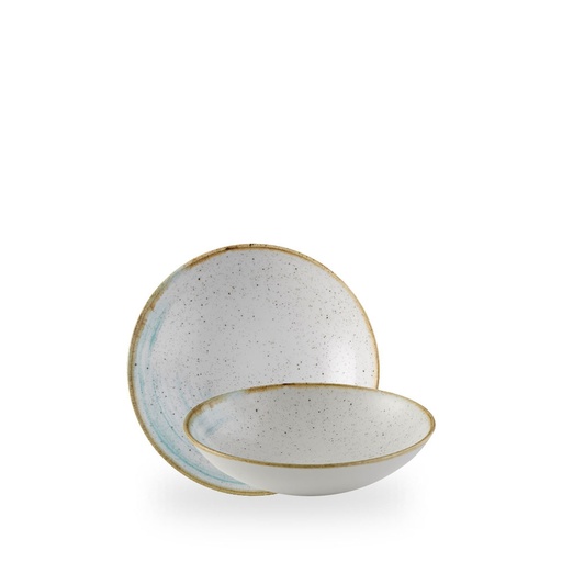 [509330] Bord coupe diep 18.2cm 42.6cl Stonecast Accents Duck Egg Churchill