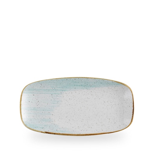 [509335] Schaal rechthoek 29.8cm x 15.3cm Stonecast Accents Duck Egg Churchill