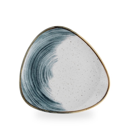 [509343] Bord plat driehoek 28.5cm Stonecast Accents Blueberry Churchill