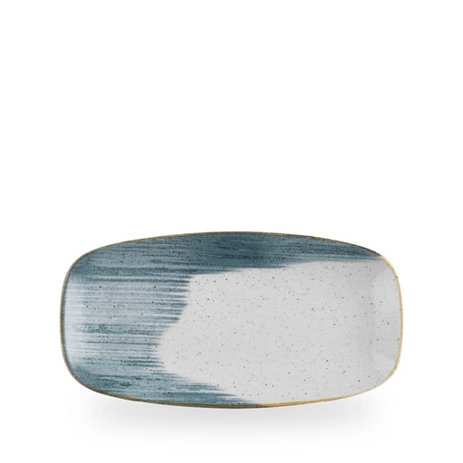 [509347] Schaal rechthoek 29.8cm x 15.3cm Stonecast Accents Blueberry Churchill