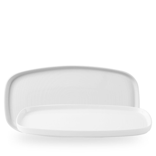 [509370] Bord plat 35.0cm x 18.5cm h 2.0cm Chefs Plates White Churchill