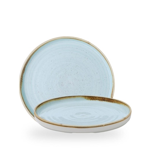 [509390] Bord plat 26.0cm h 2.0cm Stonecast Duck Egg Churchill
