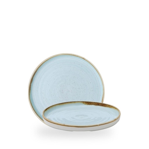 [509391] Bord plat 21.0cm h 2.0cm Stonecast duck egg Churchill