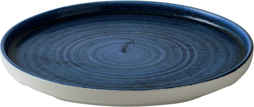 [509411] Bord plat 26.0cm h 2.0cm Stonecast Plume Ultramarine Churchill