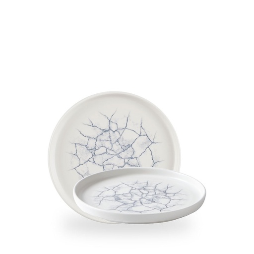 [509431] Bord plat 21.0cm h 2.0cm Studio Prints Kintsugi Pearl Grey Churchill