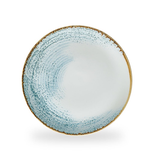 [509439] Bord coupe 28.8cm Studio Prints Homespun Accents Aquamarine Churchill