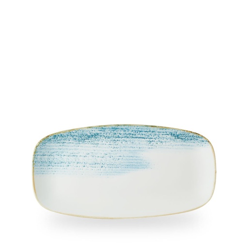 [509445] Schaal rechthoek 29.8cm x 15.3cm Homespun Accents Aquamarine Churchill