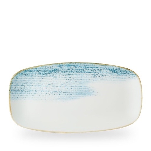 [509446] Schaal rechthoek 35.5cm x 18.9cm Studio Prints Homespun Accents Aquamarine Churchill