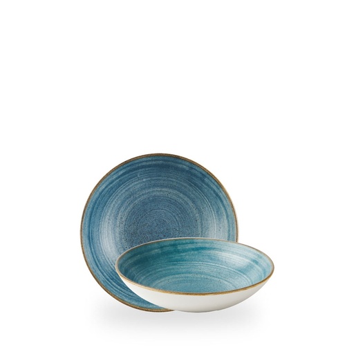 [509462] Bord coupe diep 18.2cm 42.6cl Stonecast raw teal Churchill