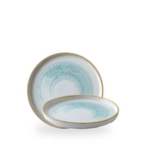 [509517] Bord plat 21.0cm h 2.0cm Studio Prints Homespun Accents Aquamarine Churchill