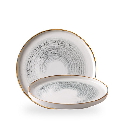 [509518] Bord plat 26.0cm h 2.0cm Studio Prints Homespun Accents Jasper Grey Churchill