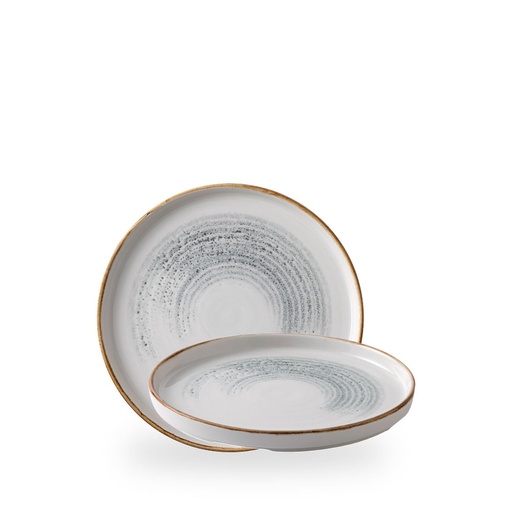 [509519] Bord plat 21.0cm h 2.0cm Studio Prints Homespun Accents Jasper Grey Churchill