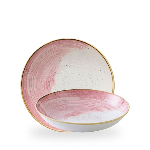 [509524] Bord coupe diep 24.8cm 113.6cl Stonecast Accents Petal Pink Churchill