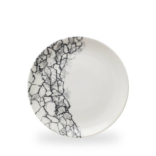 [509538] Bord coupe 26.0cm Studio prints kintsugi accents quartz black Churchill