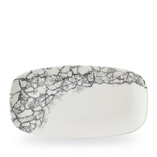 [509544] Schaal rechthoek 35.5cm x 18.9cm Studio Prints Kintsugi Accents Quartz Black Churchill