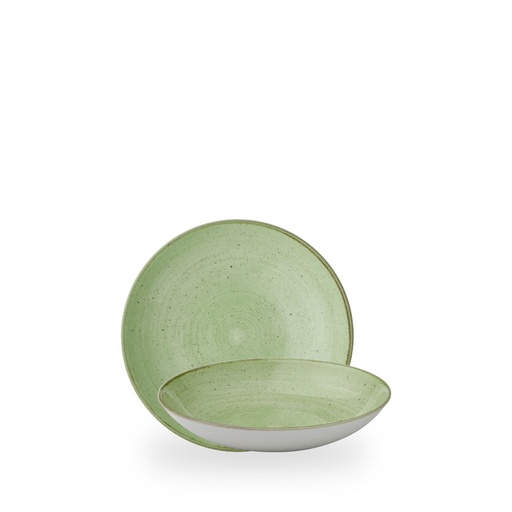 [509582] Bord coupe diep 18.2cm 42.6cl Stonecast Sage Green Churchill