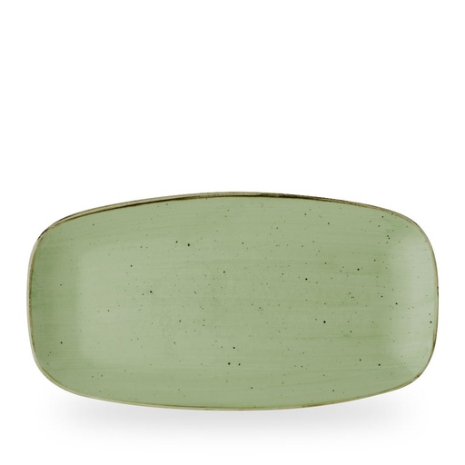 [509591] Schaal rechthoek 35.5cm x 18.9cm Stonecast Sage Green Churchill