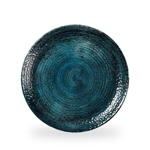 [509592] Bord coupe 28.8cm Studio Prints Homespun Chroma Blue Churchill