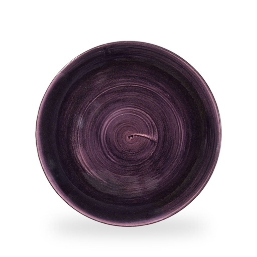 [509605] Bord coupe 28.8cm Stonecast patina deep purple Churchill