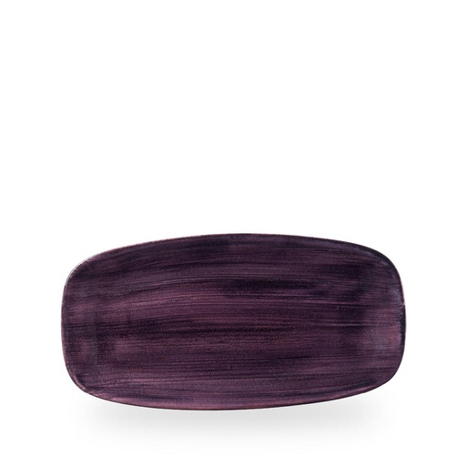 [509613] Schaal rechthoek 29.8cm x 15.3cm Stonecast Patina Deep Purple Churchill