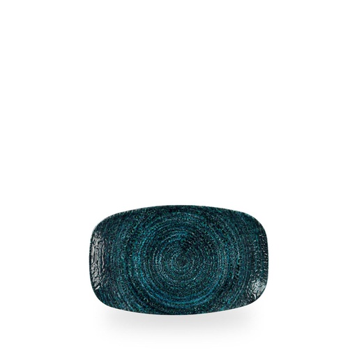 [509627] Schaal rechthoek 20.0cm x 12.1cm Studio prints homespun chroma blue Churchill