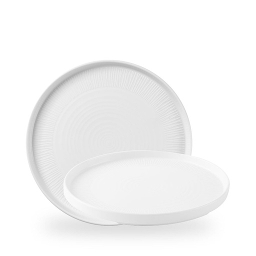 [509639] Bord plat 26.0cm h 2.0cm Bamboo Ceramic Churchill