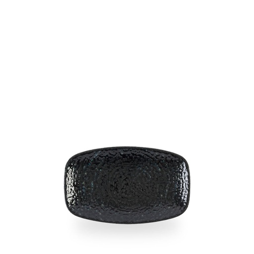 [509669] Bord plat 20.0cm x 12.1cm Homespun chroma black Churchill