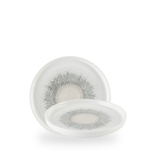 [509671] Bord plat 21.0cm h 2.0cm Studio prints fusion grey Churchill