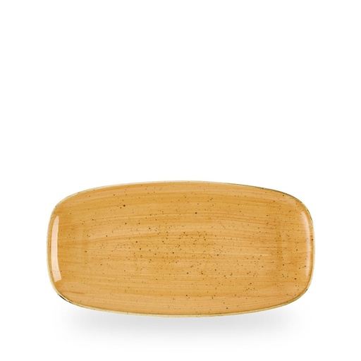 [509682] Bord plat 29.8cm x 15.3cm Stonecast tangerine Churchill