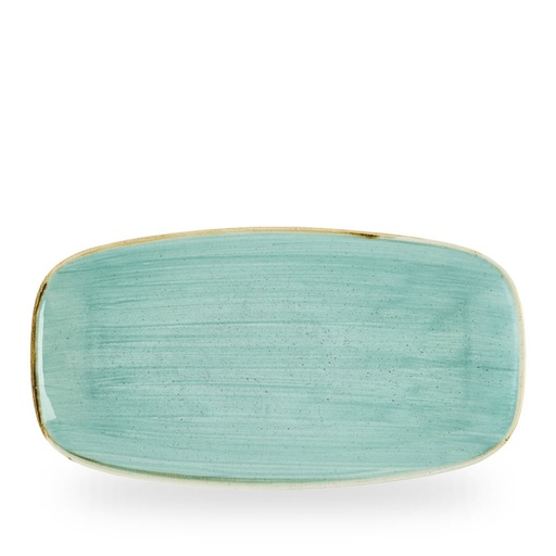 [509695] Bord plat 35.5cm x 18.9cm Stonecast Mint Churchill