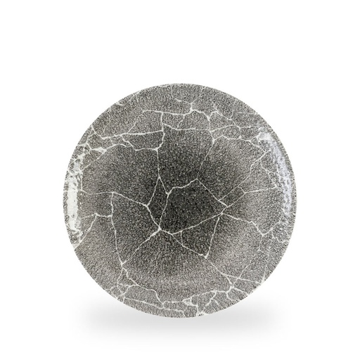 [509697] Bord coupe 26.0cm Studio Prints Kintsugi Reverse Quartz Black Churchill