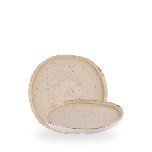 [509755] Bord plat 21.0cm h 2.0cm Stonecast Nutmeg Cream Churchill